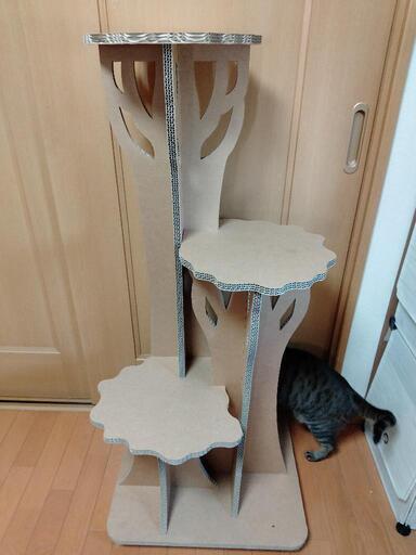 ダンボール キャットタワー 120cm 中古品