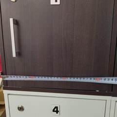 カラーボックス（鍵付き）の画像