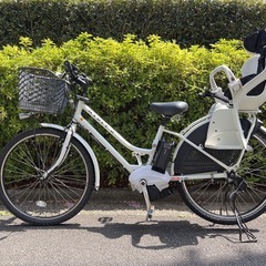 乳幼児のいるママ・パパ限定　チャイルドシート付き電動アシスト自転車