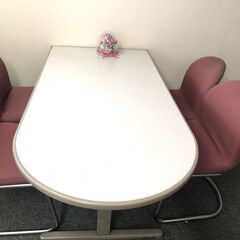  【オフィス開設セット】　事務机 両袖机 袖机 椅子 スチール棚 スチールキャビネット 打ち合わせテーブル 事務所 オフィス家具 ミニ冷蔵庫 　の画像