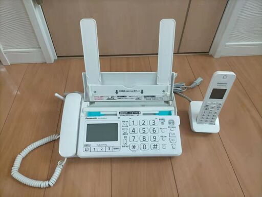 パナソニック デジタルコードレスFAX 子機1台付き 迷惑電話対策機能搭載 ホワイト KX-PD205DL-W