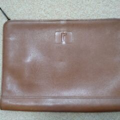 【中古・劣化品】革製品 書類ケース（レノマ） 茶／革工芸の素材と...