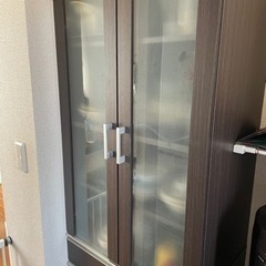 ニトリ　食器棚フォルムN SK1860 DBRの画像