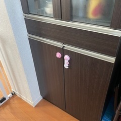 ニトリ　食器棚フォルムN SK1860 DBRの画像