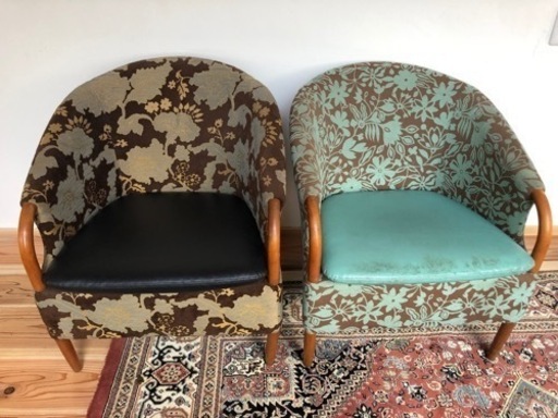 お洒落なカフェ椅子　二脚セット！