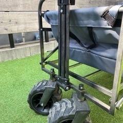 ★お話中★Pasinaz(パシナズ) キャリーカート グレー　折り畳み　カバーありの画像