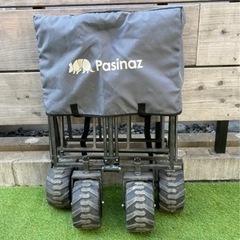 ★お話中★Pasinaz(パシナズ) キャリーカート グレー　折り畳み　カバーありの画像