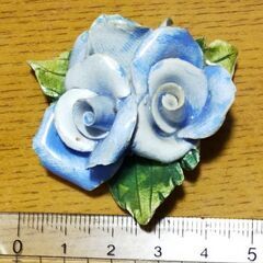 紙粘土のバラ、薔薇　連絡期限4月11日