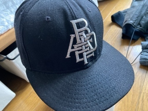 bape × newera レイヤード柄　キャップ 57.7cm