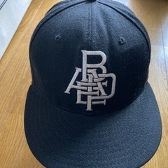 bape × newera レイヤード柄　キャップ 57.7cm
