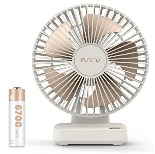 大容量6700mAh 23h連続使用　ファン 小型 卓上扇風機 USBファン
