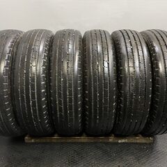 BS V-STEEL RIB R202 205/75R16 113/111L LT 16インチ トラックタイヤ 夏タイヤ 6本 2018年製 バリ溝　(TU160)クレジットカード QRコード決済可能