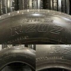 BS V-STEEL RIB R202 205/75R16 113/111L LT 16インチ トラックタイヤ 夏タイヤ 6本 2018年製 バリ溝　(TU160)クレジットカード QRコード決済可能