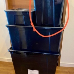 収納プラボックス SAMLA22リットル8個セット IKEA