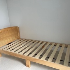 ニトリ　シングルベッド　美品の画像