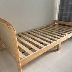 ニトリ　シングルベッド　美品の画像