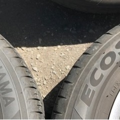 【只今取引商談中につきお問合せご遠慮ください】夏タイヤホイール4本セット185/65/R15タイヤ溝バリ目中古