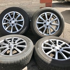 【只今取引商談中につきお問合せご遠慮ください】夏タイヤホイール4本セット185/65/R15タイヤ溝バリ目中古