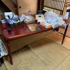 テーブル　座卓　差し上げます　残り4枚目の座卓2つ