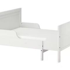 IKEA キッズ ベッド ホワイト IKEA キッズベッド クリッテル ひつじ - メルカリ