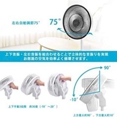 fochea 扇風機 DCモーターサーキュレーターの画像