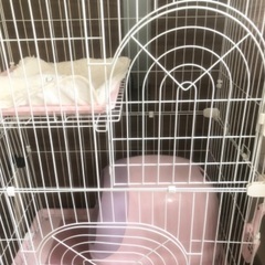 猫ゲージ２段の画像