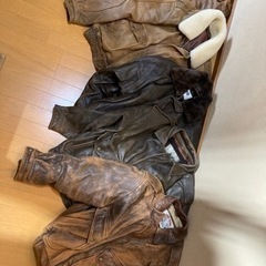 革ジャン(古着) Lサイズ5着　