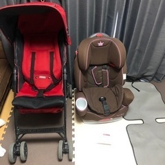 引越しに伴いベビーカー、チャイルドシートセット売り