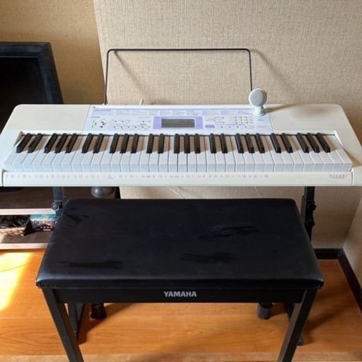 CASIO☆カシオ キーボード☆スタンド\u0026椅子付き