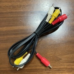 RCAケーブル 赤白黄 ビデオケーブル 未開封新品 オスｰオスの画像