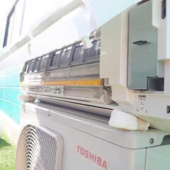 TOSHIBA！お掃除ロボ&空気清浄搭載！主に6畳用！名古屋市周辺取り付け承ります。の画像