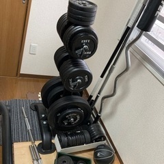 引取り限定 トレーニングセット　プレート総重量270kg