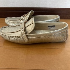 【未使用】❣️ペタンコシューズ❣️本革の画像