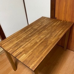 IKEA ダイニングテーブル　ウォルナットの画像