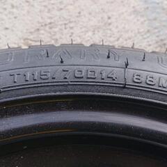 【パンクした！？】コンパクトカー・軽用　応急スペアタイヤ パンク対策に👌🏻の画像