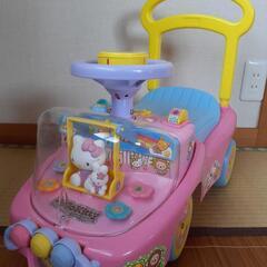 乗用玩具　わくわくハローキティα　手押し車