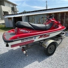 カワサキジェットスキー1100STX トレーラー付きの画像