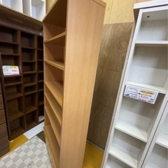 【リサイクルサービス八光　田上店　配達設置OK】ベージュ　大型本棚 引き出し付きの画像