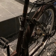 26インチ　自転車　ブラウンの画像