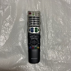 SHARP AQUOS テレビ　リモコン