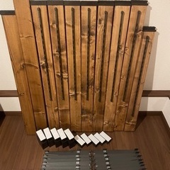 DIY木棚素材・部品(中古品) 