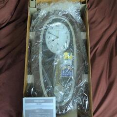 【新品未使用】壁掛振り子時計  SEIKO RQ202Bの画像