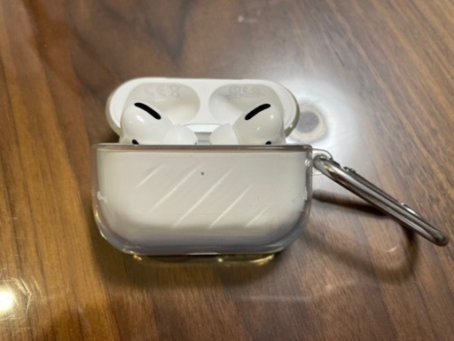 【数回使用】AirPods Pro (箱、クリアケース付き)
