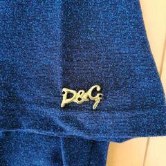 【7】ドルチェ&ガッバーナ/Dolce&Gabbana ゴールドロゴラメ総柄カットソーの画像