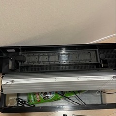 【 60cm水槽】曲げガラスフレーム水槽、LEDトライアングルグロウセットの画像