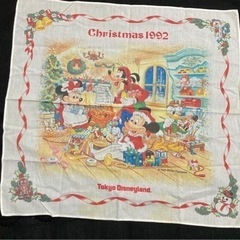 ディズニーランド　1992年当時物　レア　ハンカチ　ランチマット