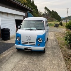 週末限定値下げしました　ワーゲンバス仕様　スズキエブリィ
