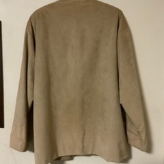 ECSAINE PLAZA  スエードコート　サイズ9号 身幅55、着丈75センチの画像