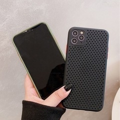 新品未使用　メッシュ風デザインiPhoneケース　iPhoneX/iPhoneXSの画像