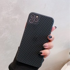 新品未使用　メッシュ風デザインiPhoneケース　iPhoneX...